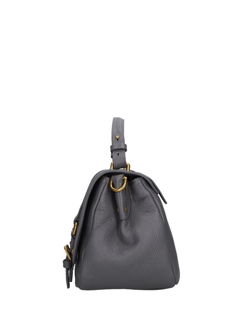 Borsa Atena  in pelle LA CARRIE | 142A-XM-810-TBLGRIGIO